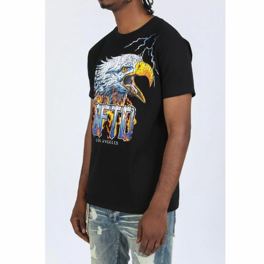 Gftd Eagle T Shirt (Black) - Image 2