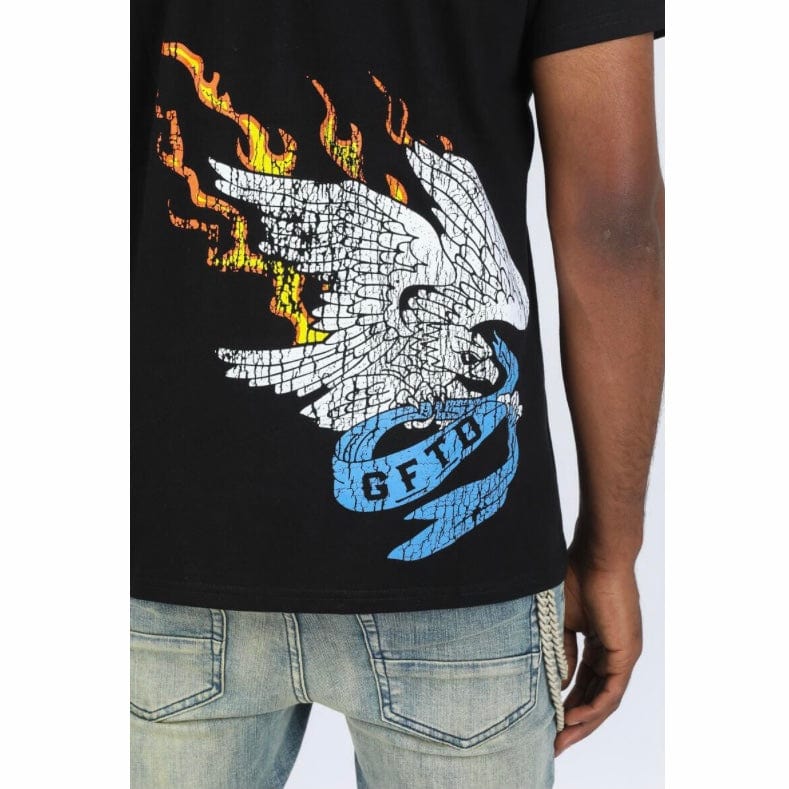 Gftd Eagle T Shirt (Black) - Image 5