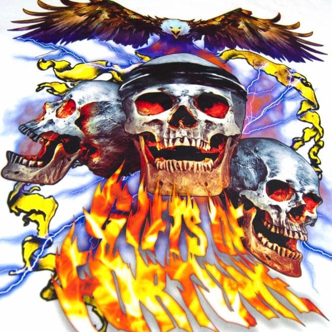 Gift Of Fortune Bad To The Bone T Shirt (White) - Image 3