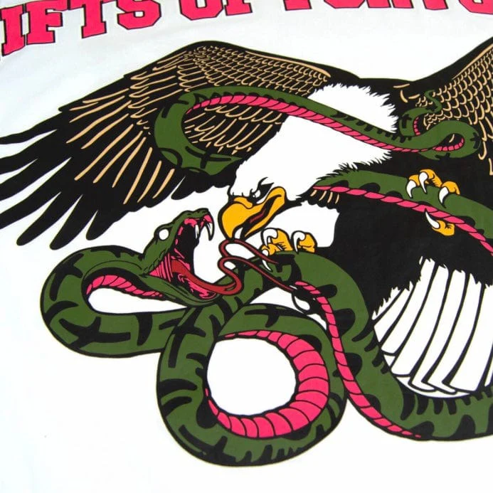 Gift Of Fortune Iron Bird T Shirt (White) - Image 3