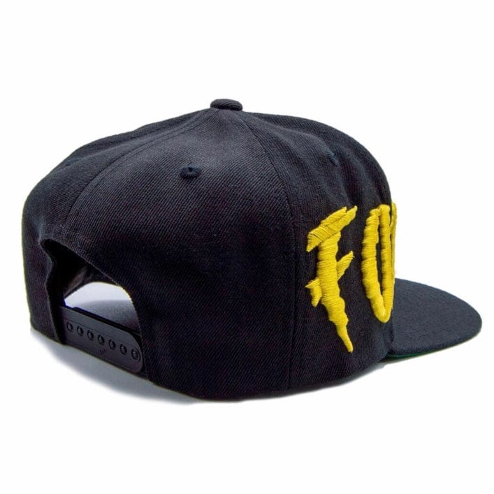 Gift Of Fortune Snake Scales Snapback (Black/Yellow) - Image 4
