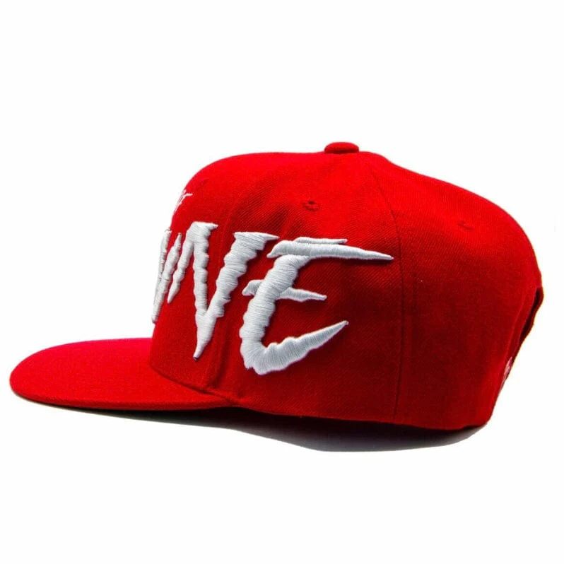 Gift Of Fortune Snake Scales Snapback (Red/White) - Image 3