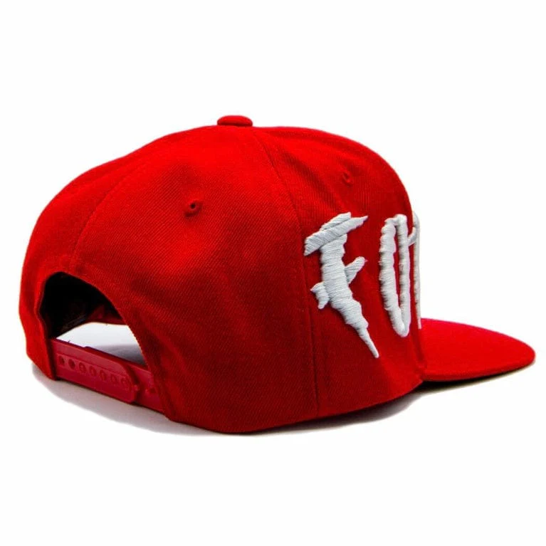 Gift Of Fortune Snake Scales Snapback (Red/White) - Image 4