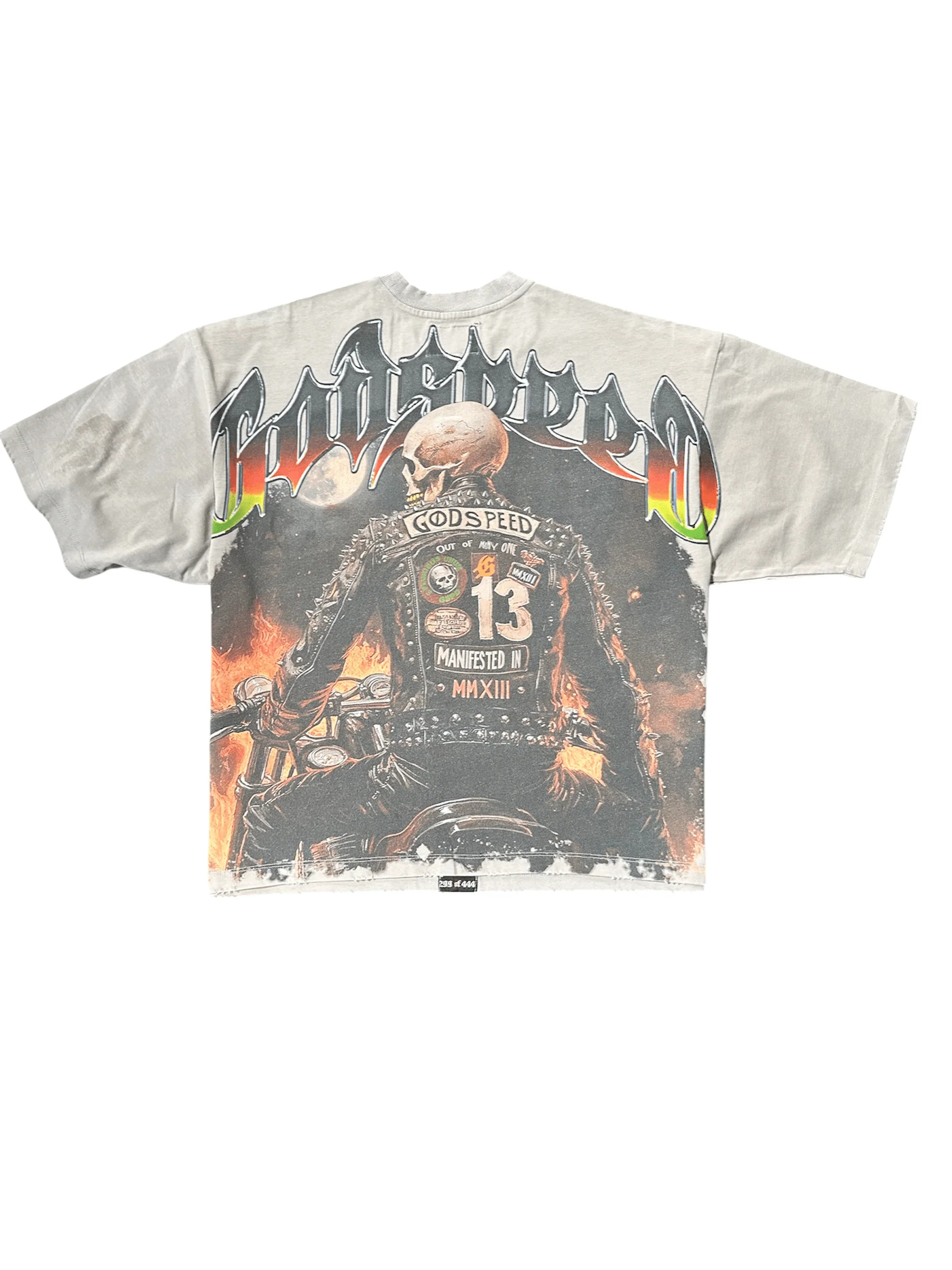 Godspeed Biker Nation Tee (Stone Wash) - Image 2