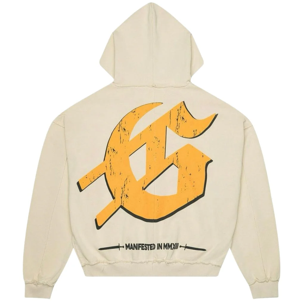 Godspeed Chrome Liberty Zip Hoodie V2 (Bone) - Image 2
