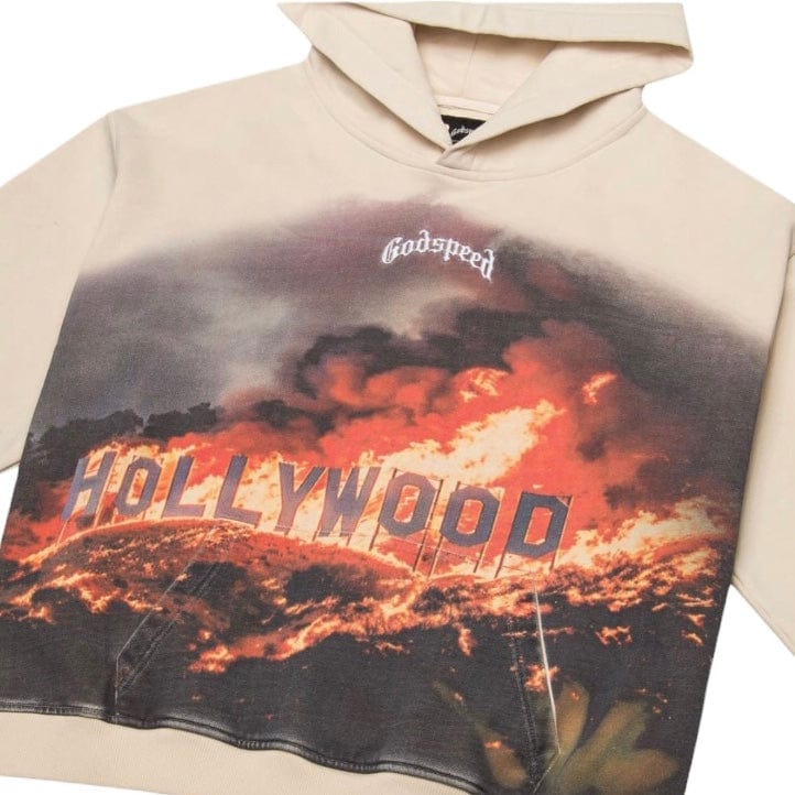 Godspeed Hollywood Inferno Hoodie (Bone) - Image 3