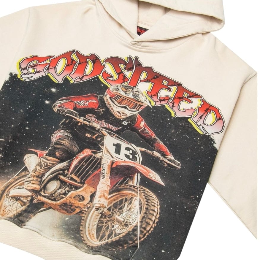 Godspeed Motocross Hoodie (Bone) - Image 3
