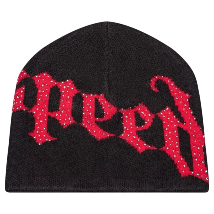 Godspeed OG Logo Studded Beanie (Black/Red) - Image 2