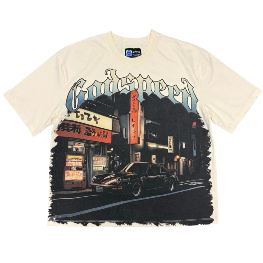 Godspeed Pit Stop: Tokyo Tee (Bone)