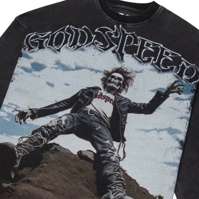 Godspeed Rocker Thermal LS T-Shirt (Black Wash) - Image 3