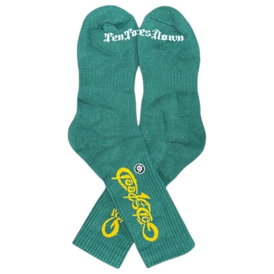 Godspeed Socks (Green/Gold) - Image 2