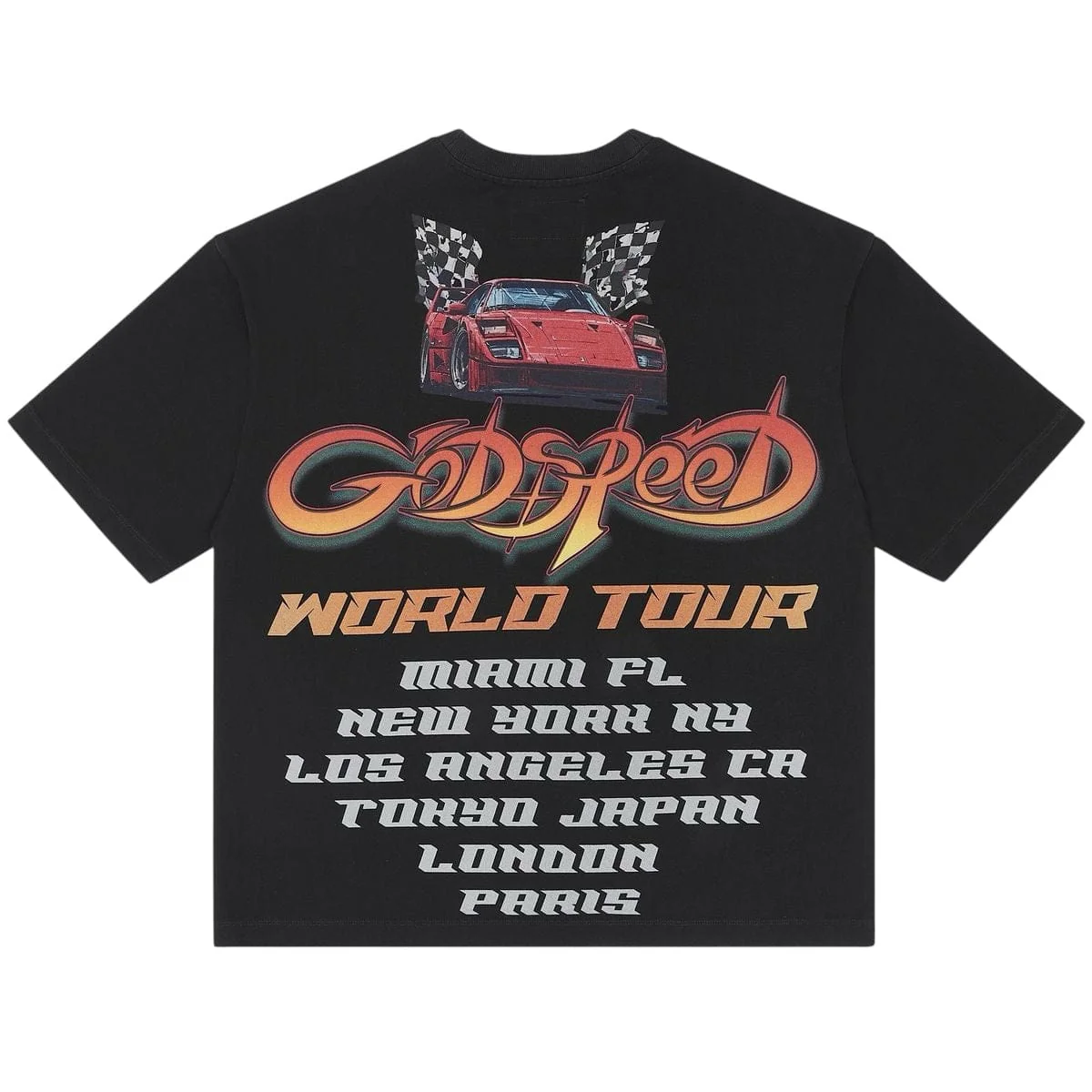 Godspeed South Beach Drive Miami Superrun Tee (Black) - Image 2