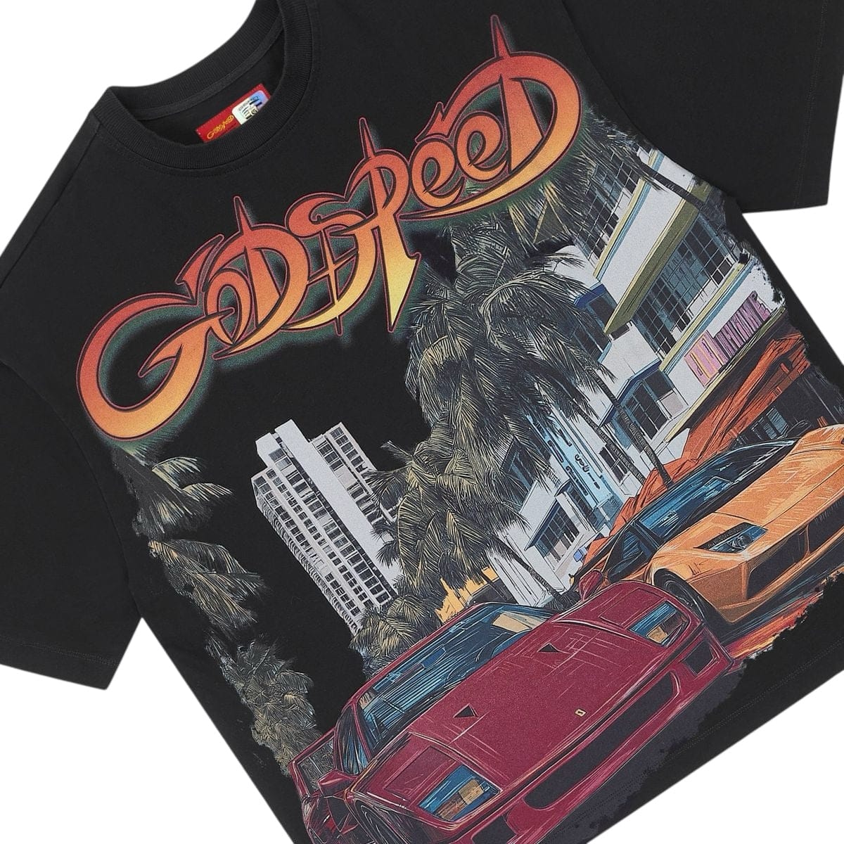Godspeed South Beach Drive Miami Superrun Tee (Black) - Image 3