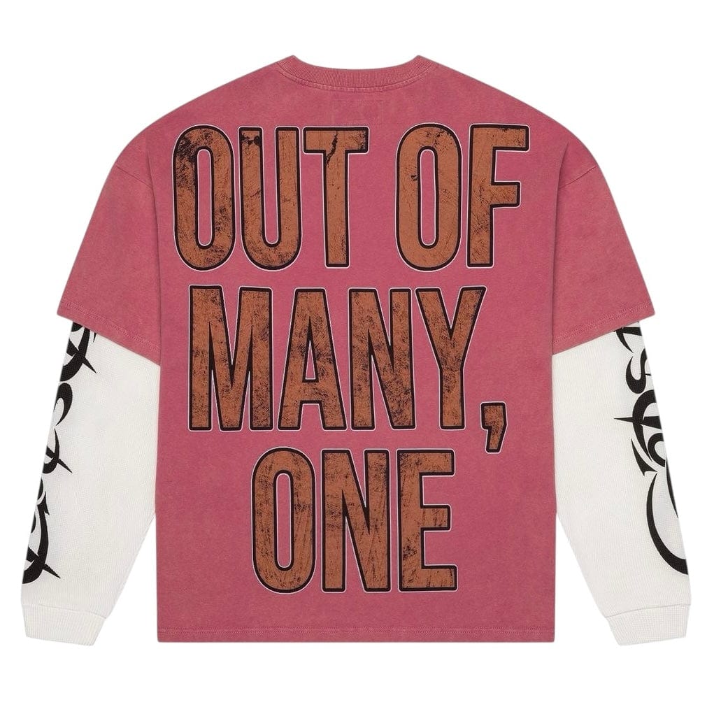 Godspeed Space Traveler Layered LS T Shirt (Pink) - Image 2