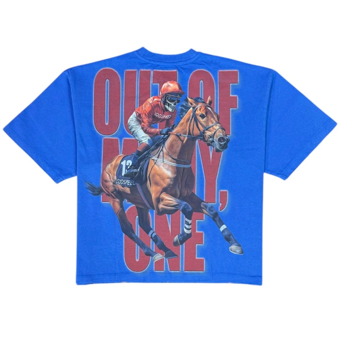 Godspeed Thoroughbred Tee (Blue) - Image 2