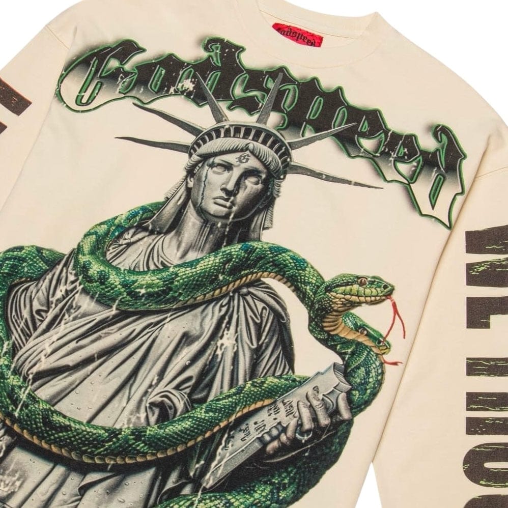 Godspeed Top 5 Slizzy LS T Shirt (Bone) - Image 3