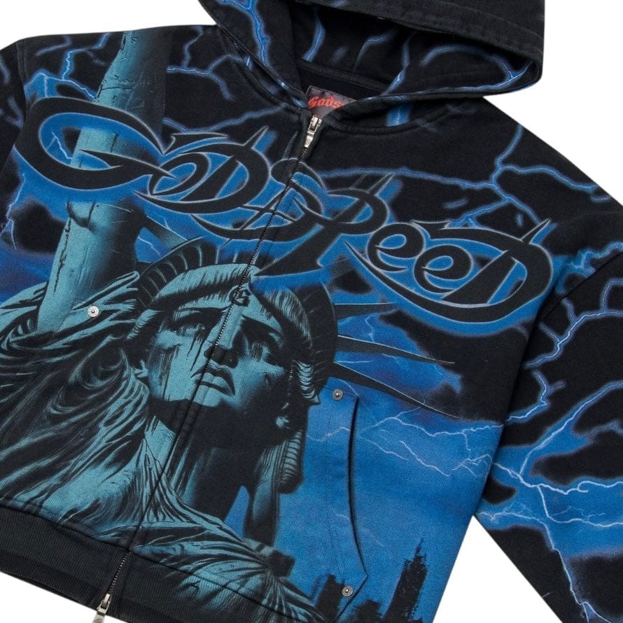 Godspeed Voltage Zip Hoodie (Blue) - Image 3