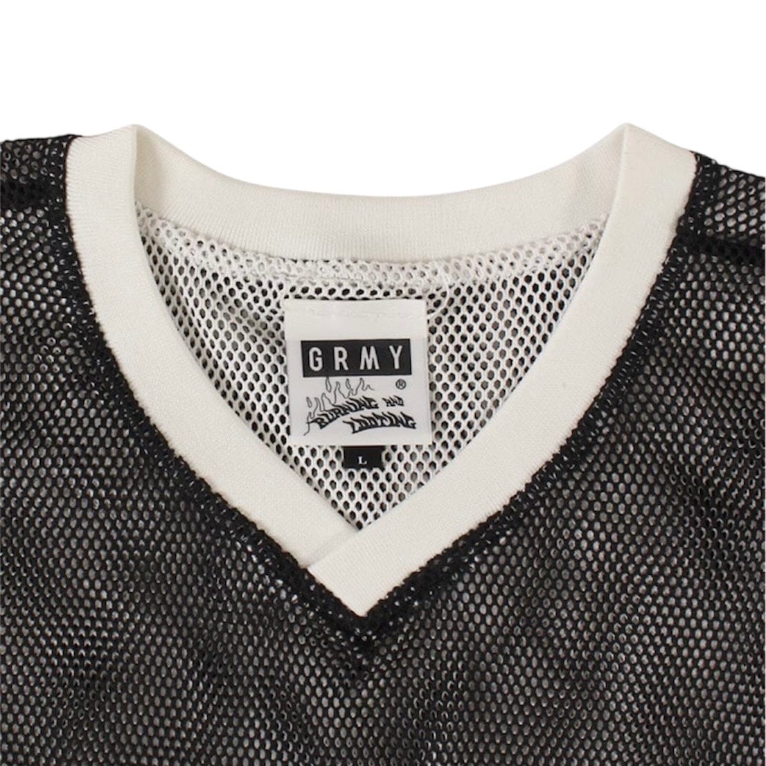 GRMY Sweet Science Reversible Mesh Body V Neck Tee (Black) GARBV742 - Image 3