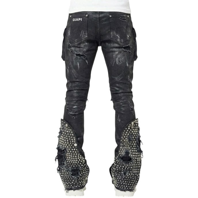Guapi Coffin Arc Waxed Denim (Black) - Image 2