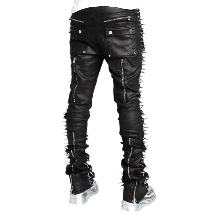 Guapi Waxed Spikes Denim (Obsidian Black) - Image 3