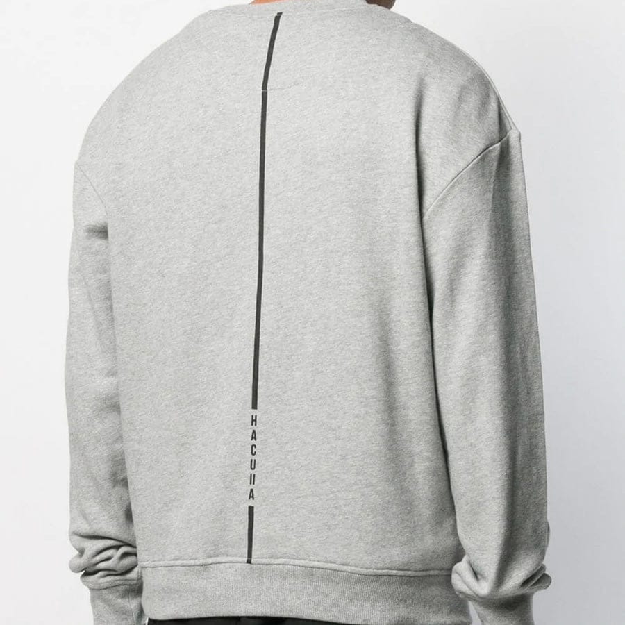 Haculla Mask Off Crewneck (Heather Grey) - HA08AI-K42 - Image 3