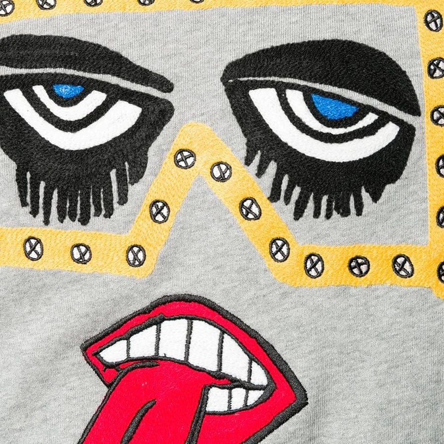 Haculla Mask Off Crewneck (Heather Grey) - HA08AI-K42 - Image 4