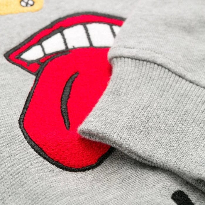 Haculla Mask Off Crewneck (Heather Grey) - HA08AI-K42 - Image 5