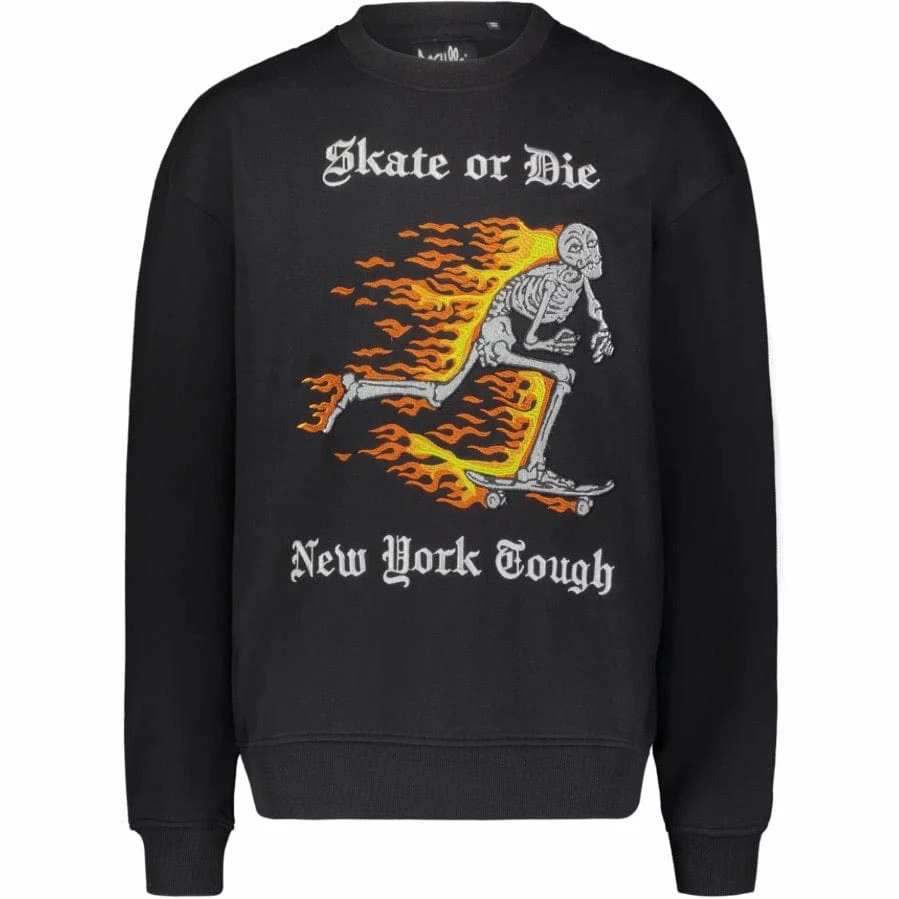 Haculla Skate Or Die Crewneck (Black) HA02BA-K01