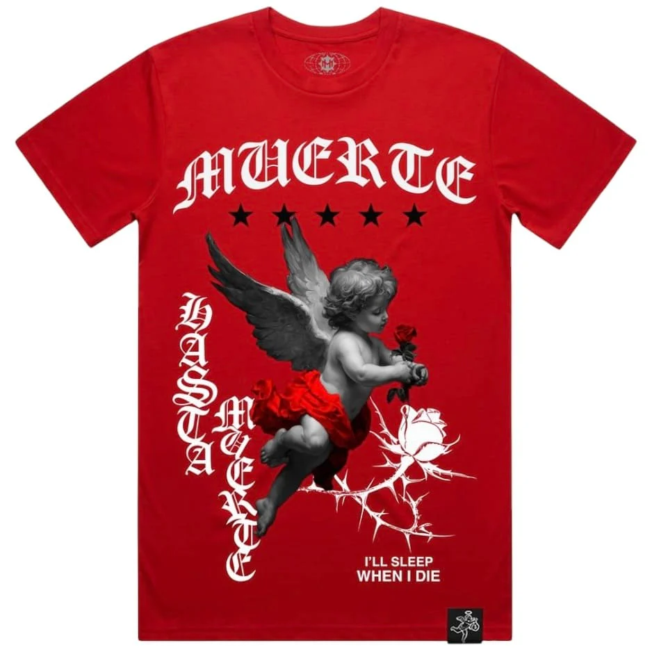 Hasta Muerte Flight Star Tee (Red)