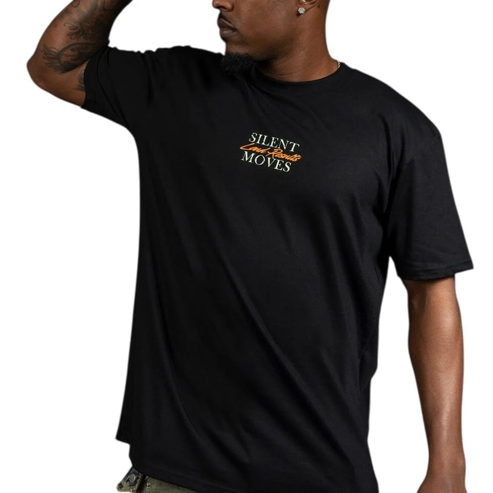 Hasta Muerte Silent Moves GM Jag QS Tee (Black) - Image 3
