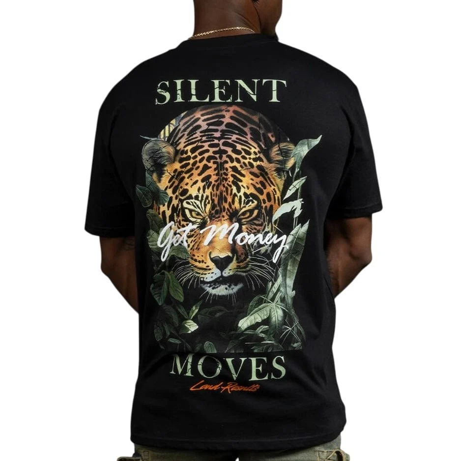 Hasta Muerte Silent Moves GM Jag QS Tee (Black) - Image 4