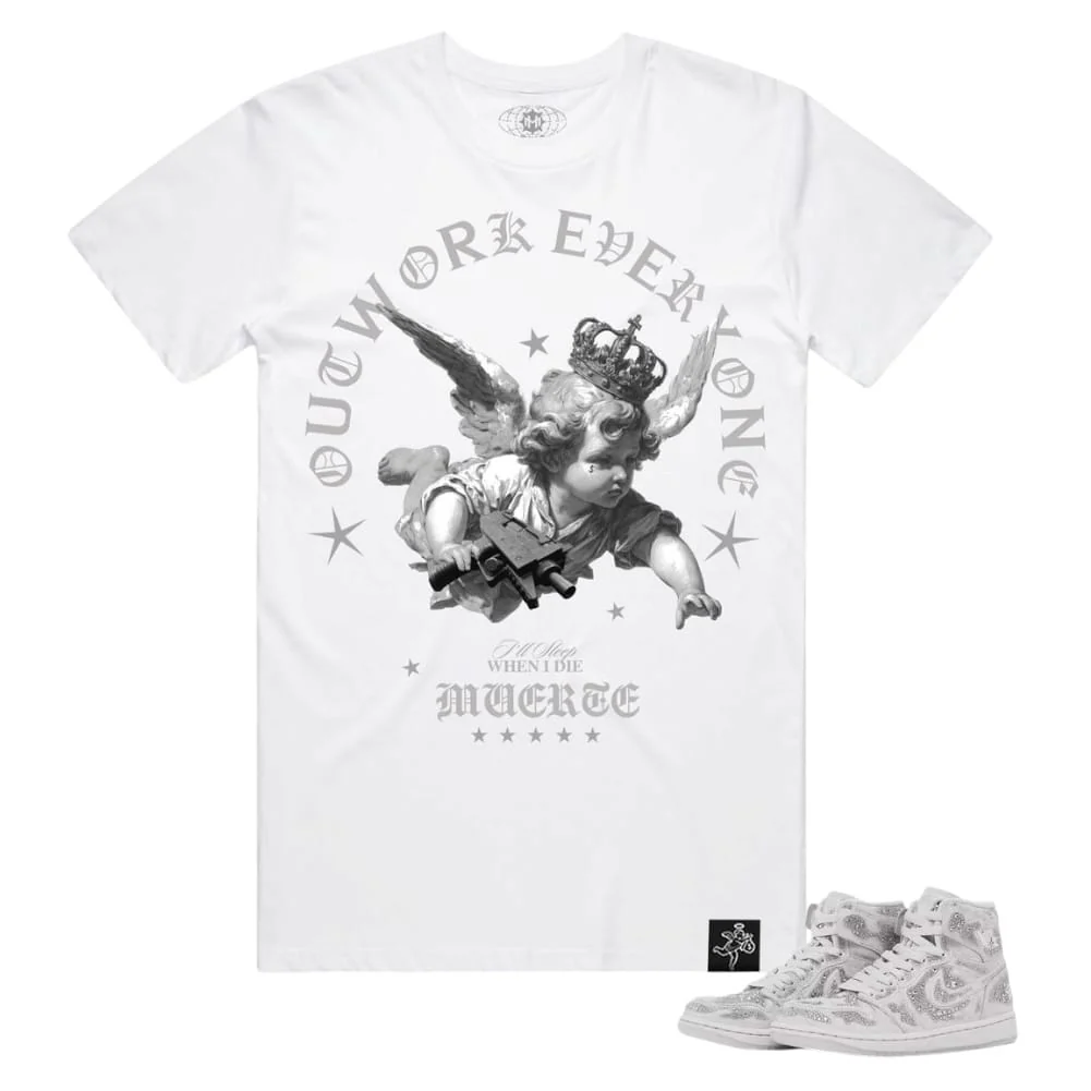 Hasta Muerte Uzi Take Over Tee (White)