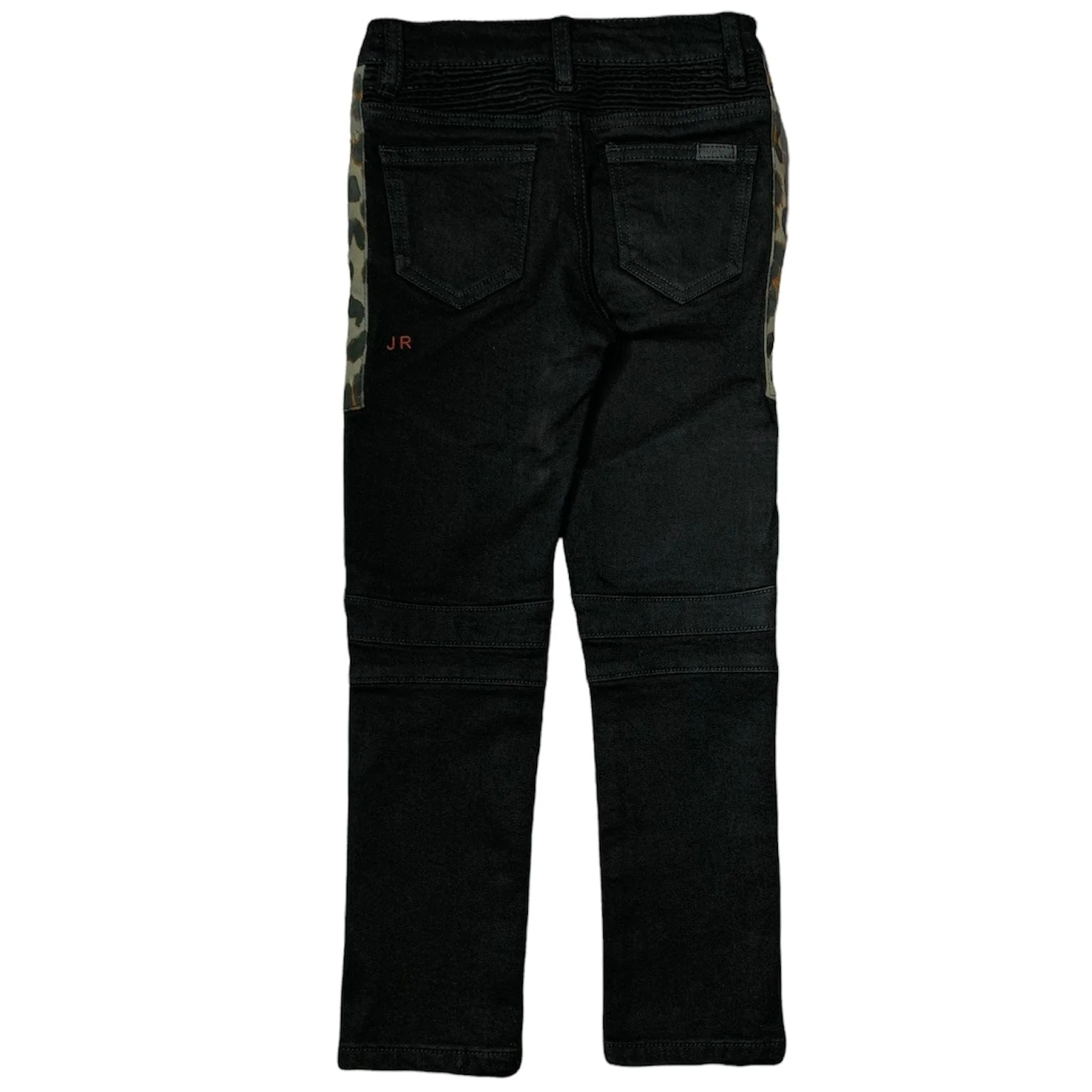Haus Of Jr Kids Hamlin Biker Denim (Black Cheetah) - HOJFA20-102 - Image 2