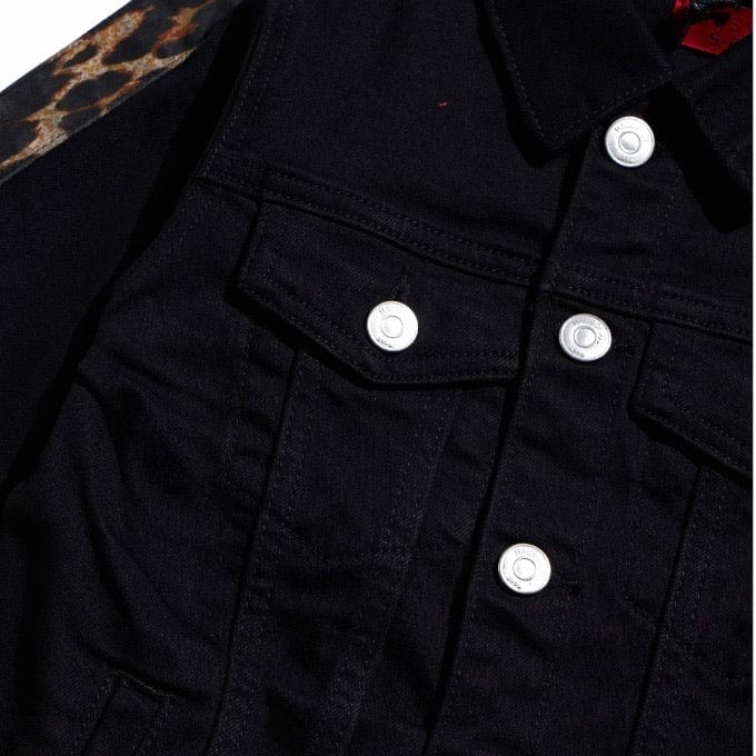Haus Of Jr Marcos Denim Jacket (Black Cheetah) - HOJFA20-202 - Image 3