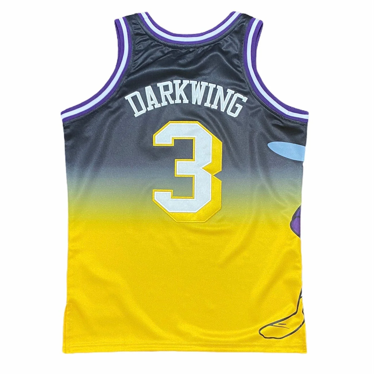 Headgear Darkwing Duck Basketball Jersey (Purple Fade) HGC067 - Image 2