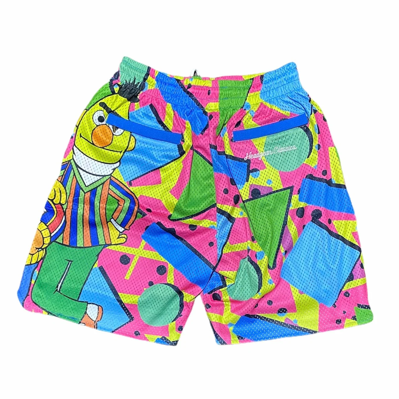 Headgear Sesame Street All Over Print Basketball Shorts (Multi) HGC019 - Image 2
