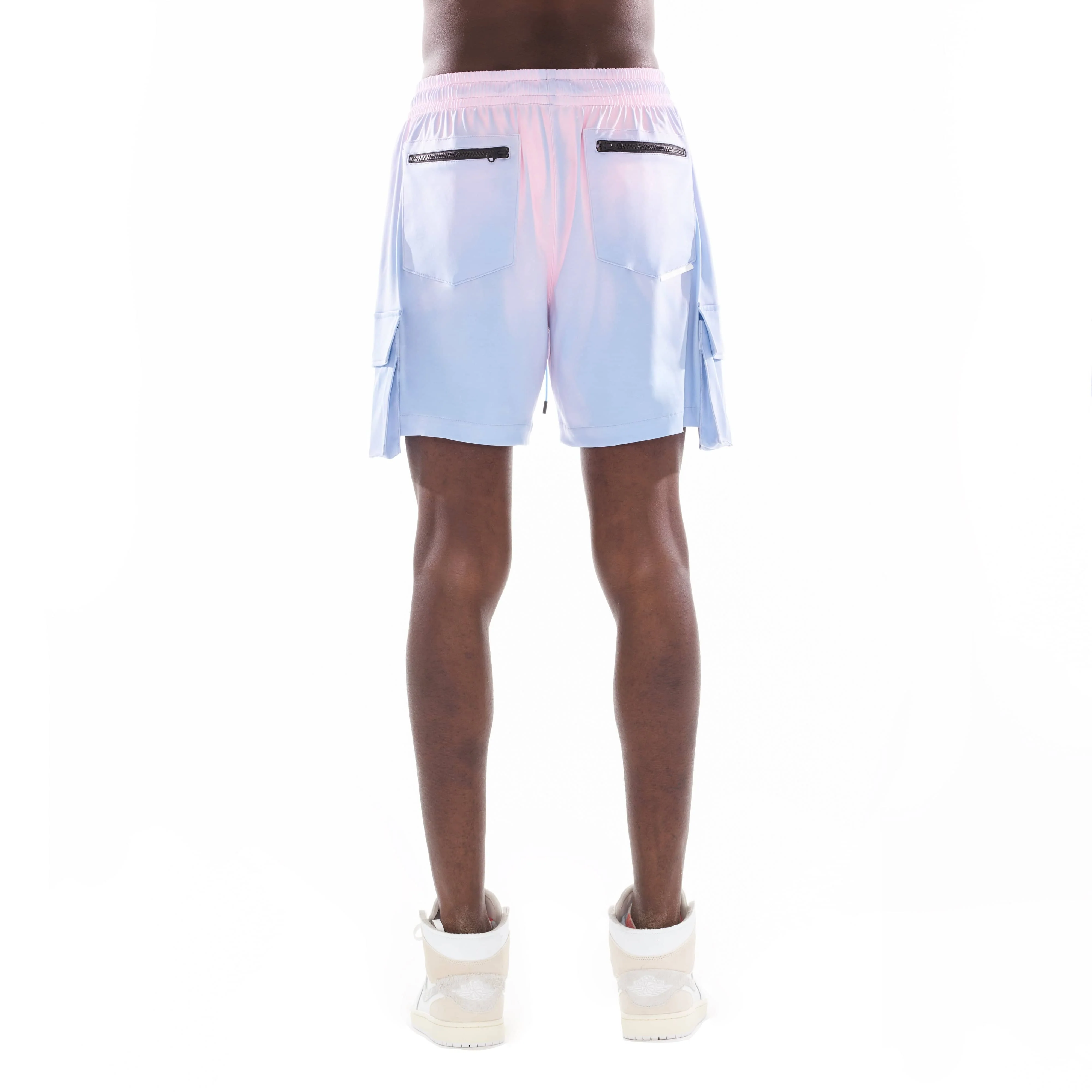 HEAT SENSITIVE NYLON SHORTS IN SKY - Image 5