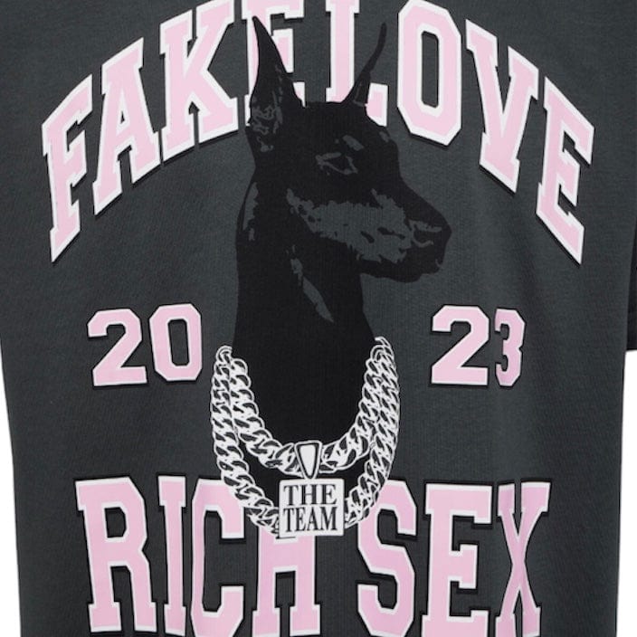 Homme Femme Purebred Tee (Charcoal/Pink) SPRING23139-2 - Image 3