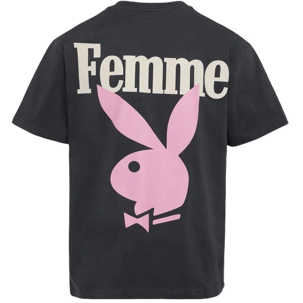 Homme Femme Twisted Bunny Tee (Black/Cream) HFPB202420-5 - Image 2