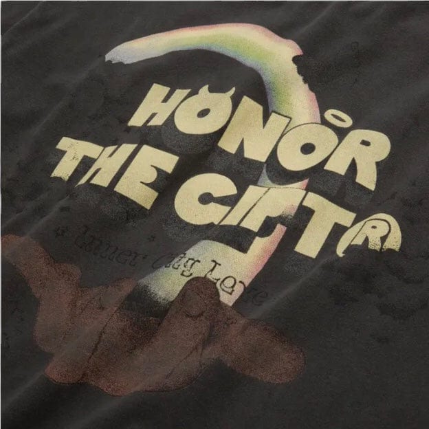 Honor The Gift Palms Graphic Tee (Black) - Image 4