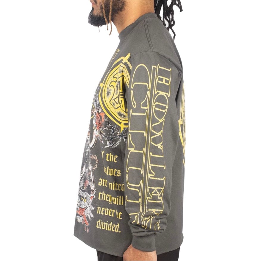 Howlers Club Enemy Lines LS Sweatshirt (Charcoal) - Image 3