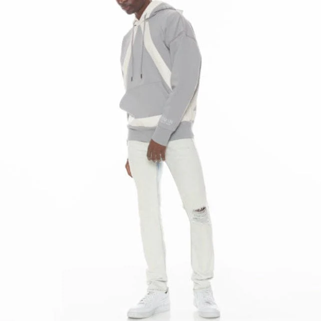 Hvman Pullover Sweatshirt Hoodie (Ghost Grey) 322B8-F05D - Image 4