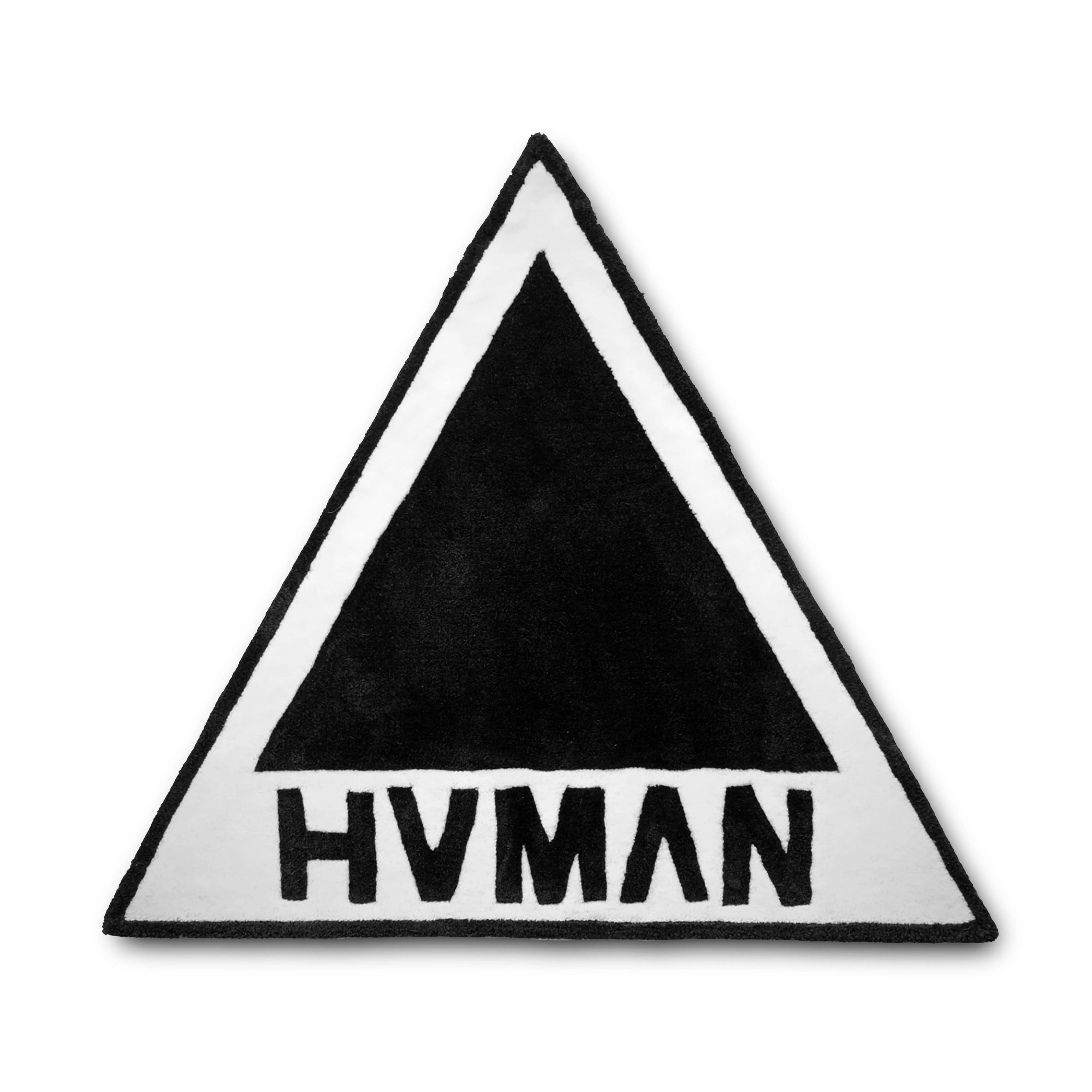 HVMAN TRIANGLE LOGO RUG