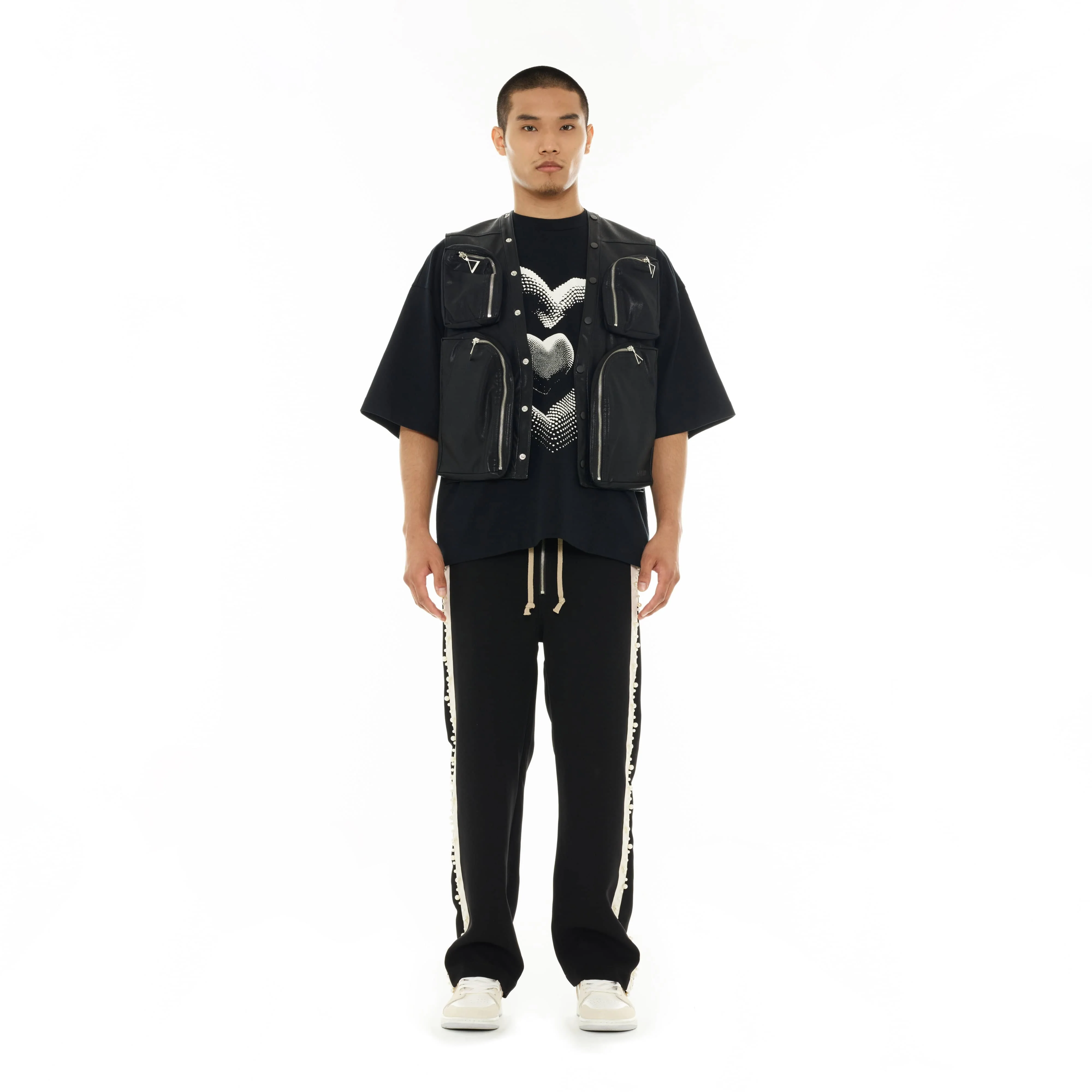 Hvman's Baggy Track Pants in Black - Image 6