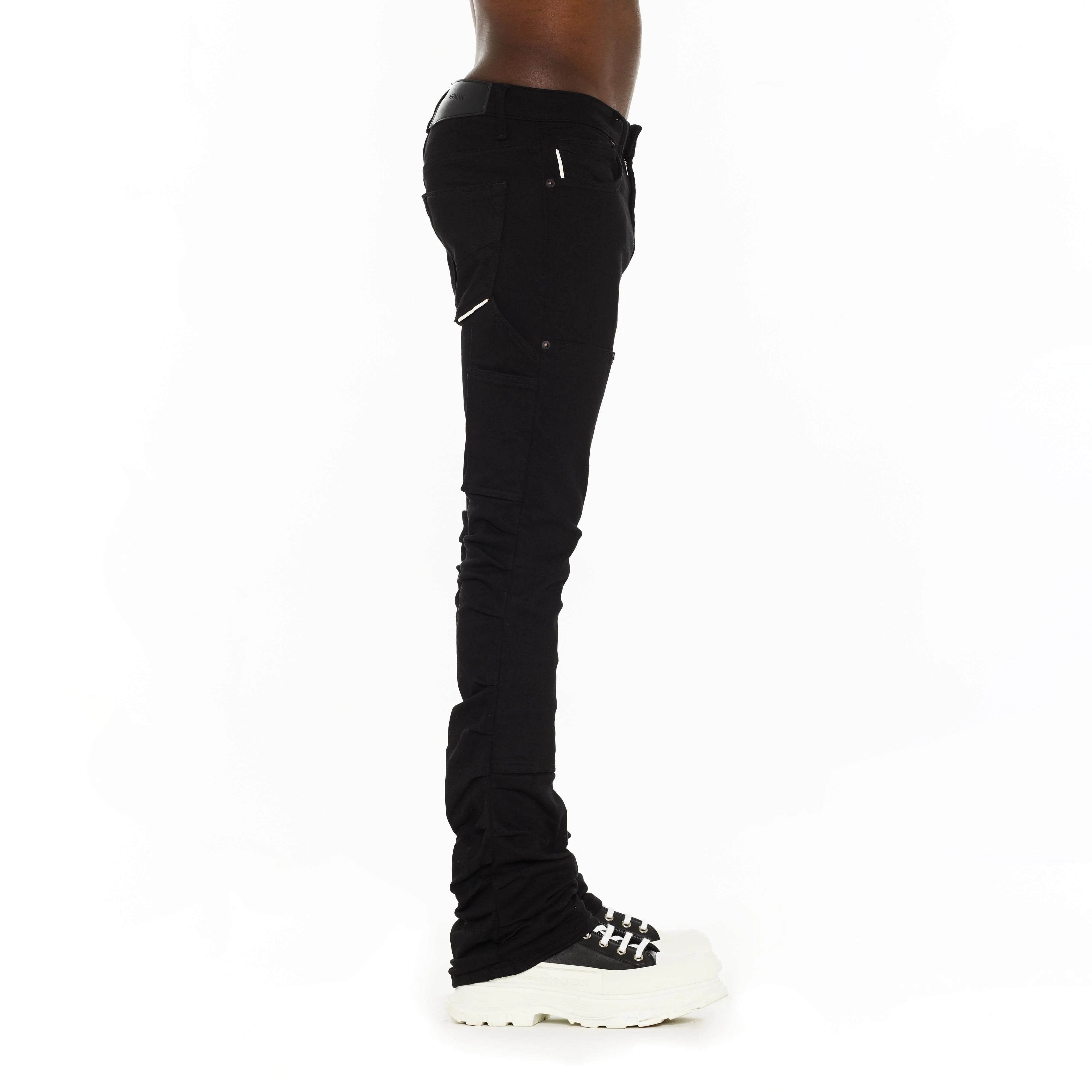 Hvman's Mars Bootcut Jeans in Black - Image 4