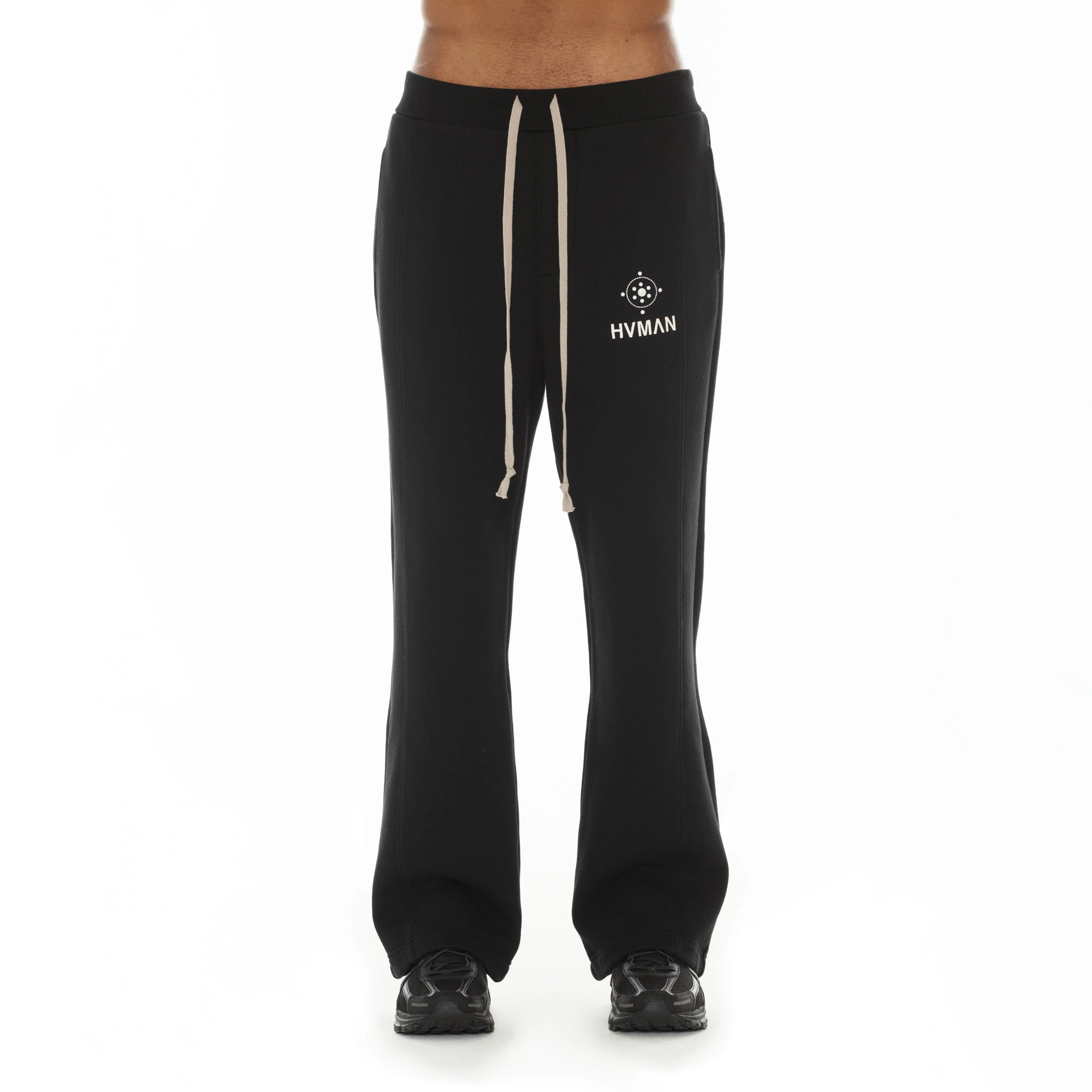 Hvman's Oversized Sweatpants in Black - Image 2