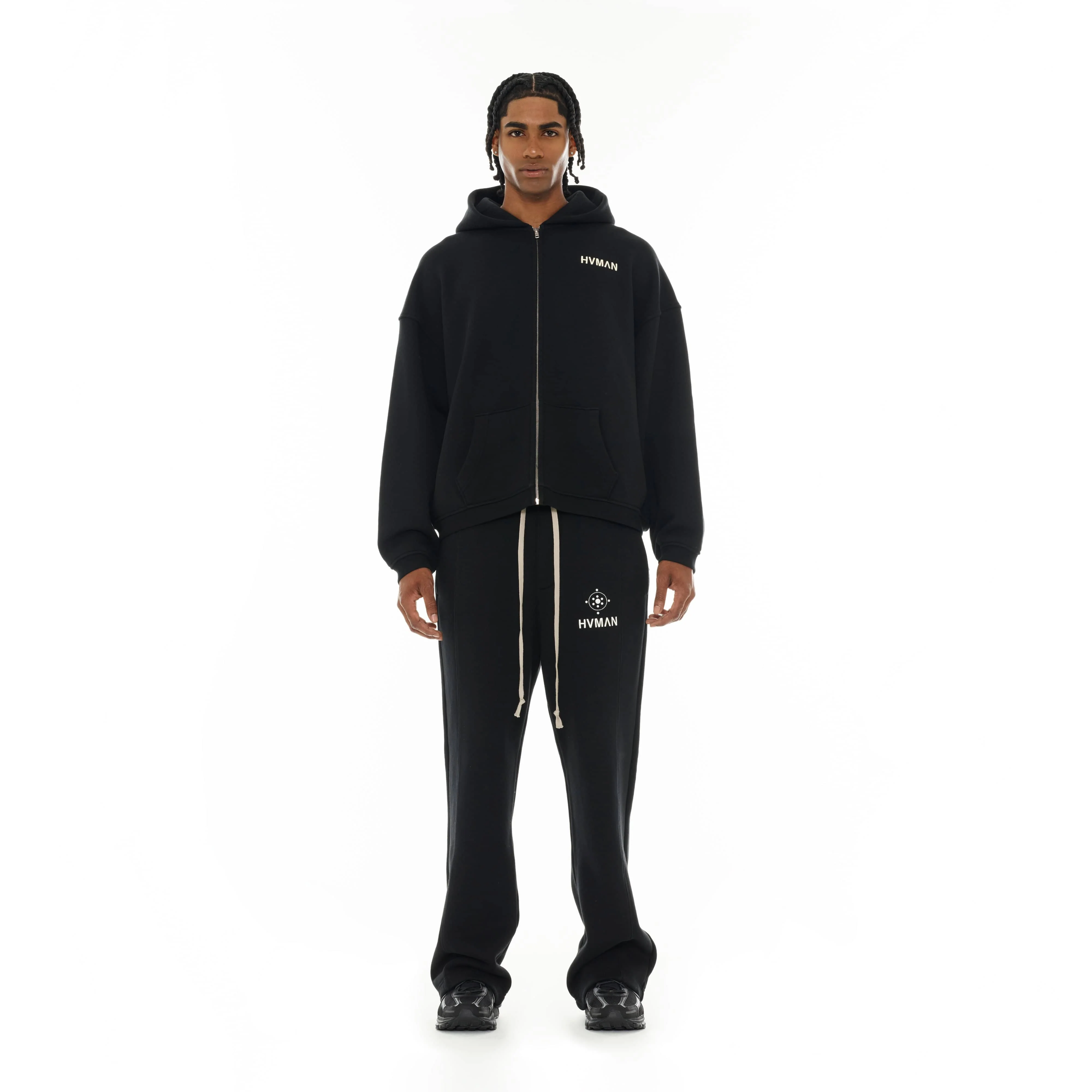 Hvman's Oversized Sweatpants in Black - Image 6