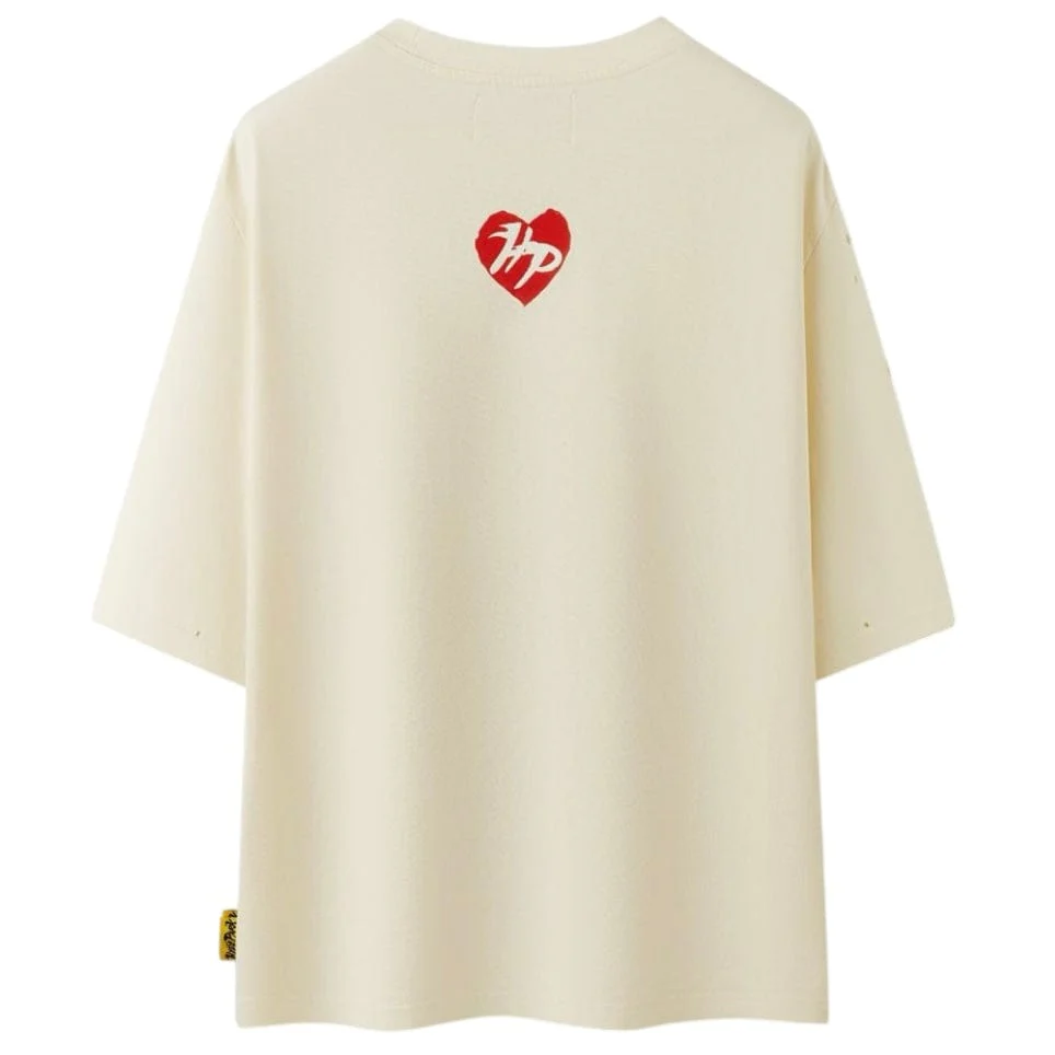Hyde Park Beast within Red Vintage Series Tee (Cream) - Image 2