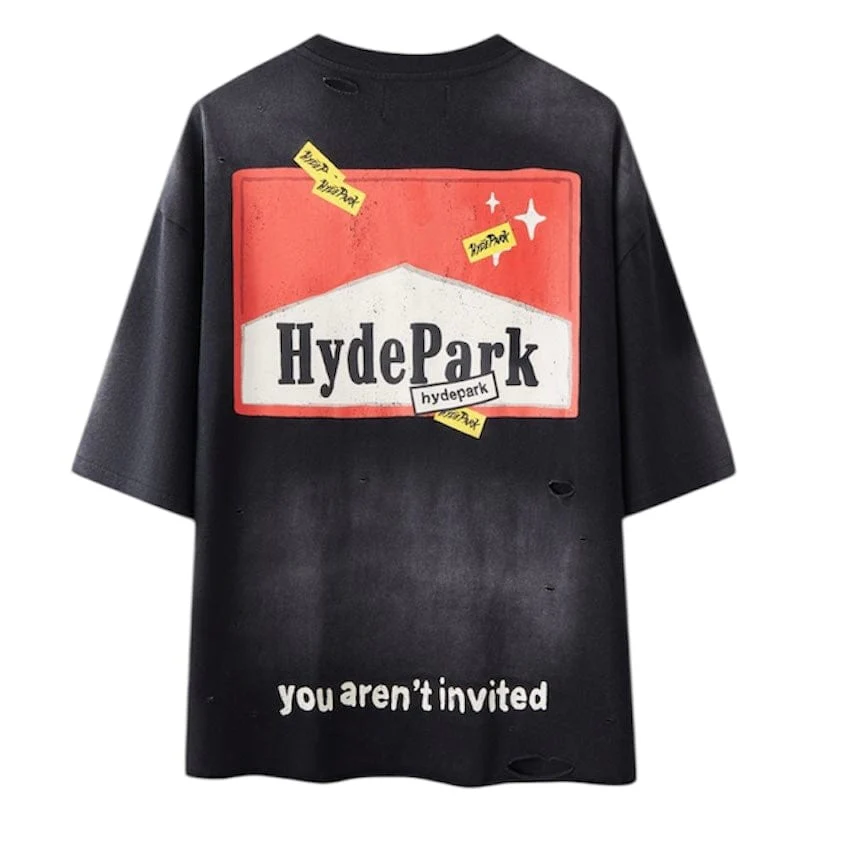 Hyde Park Ciggy Cig Tee (Black) - Image 2
