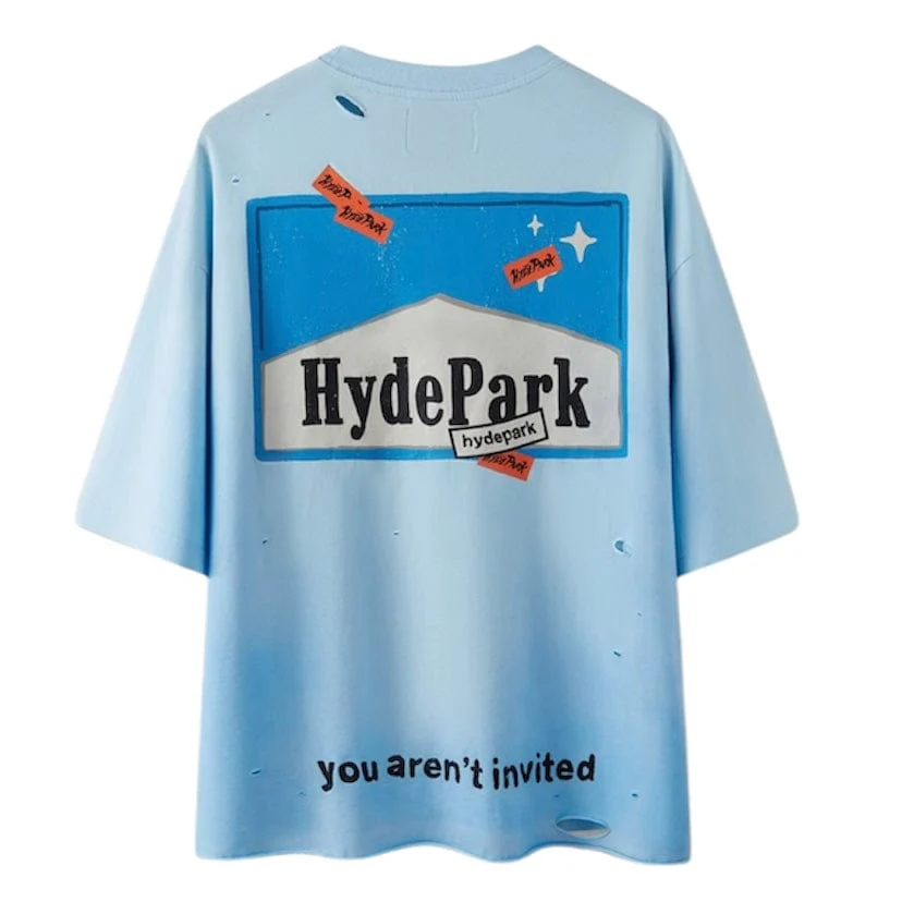 Hyde Park Ciggy Cig Tee (Blue) - Image 2